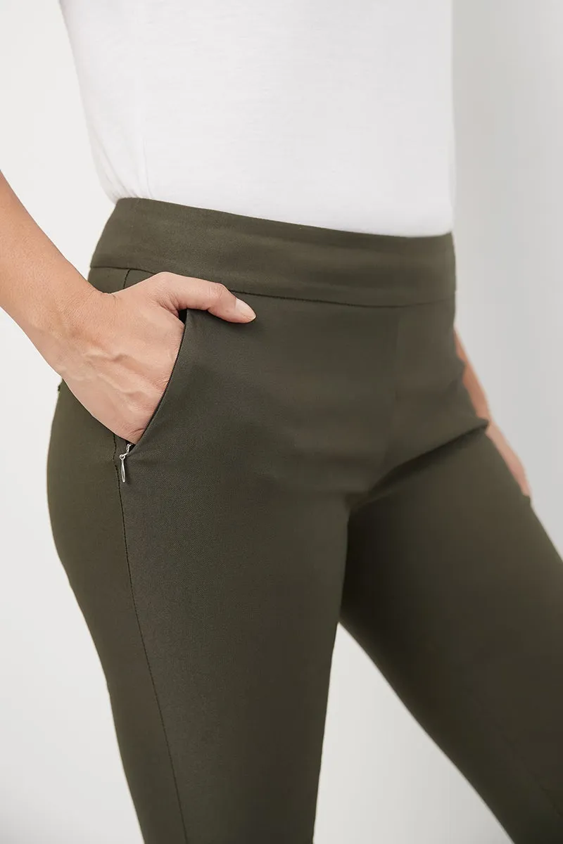 Pull-on skinny pants