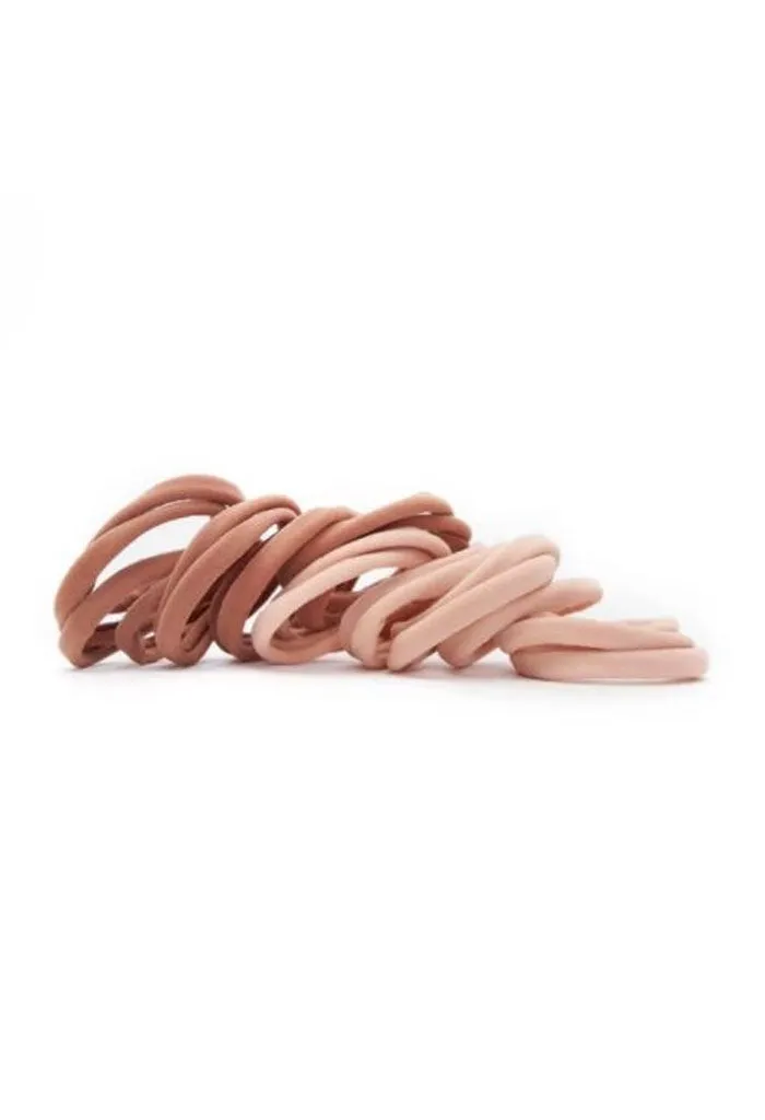 Recycled Nylon Elastics 20pc Set-Blush