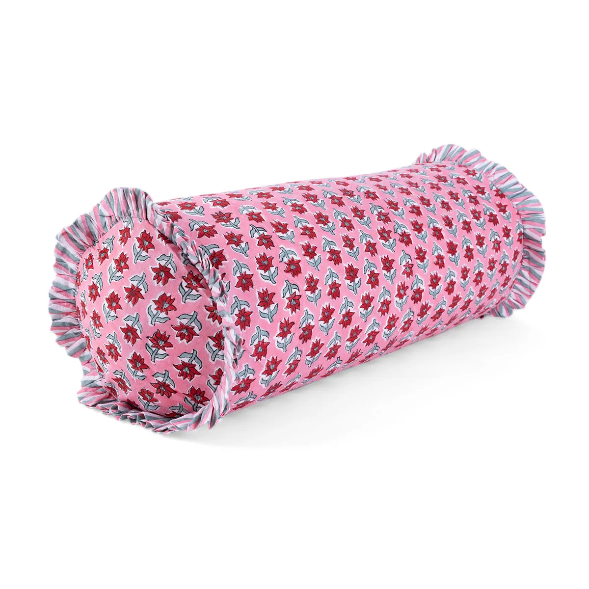 Ruffle Bolster Pillow - Sabrina