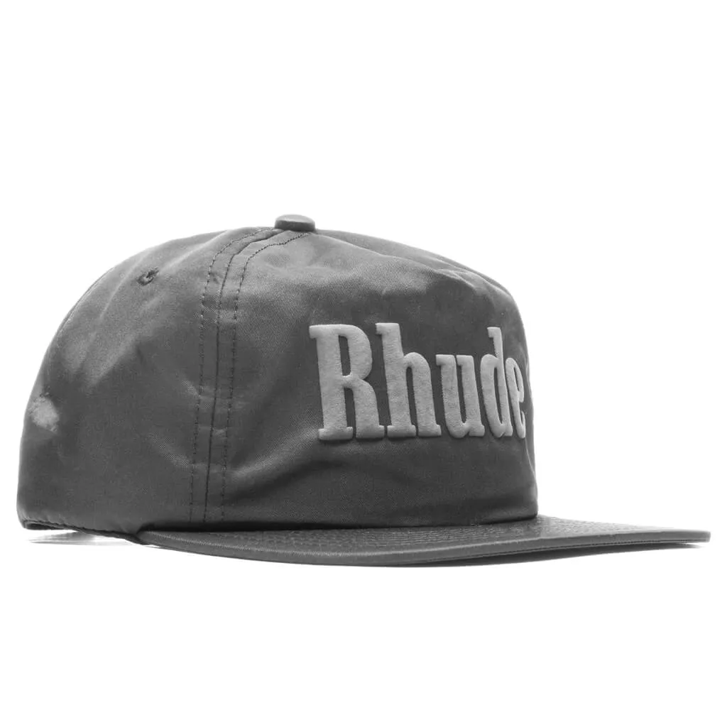 Satin Logo Hat - Black