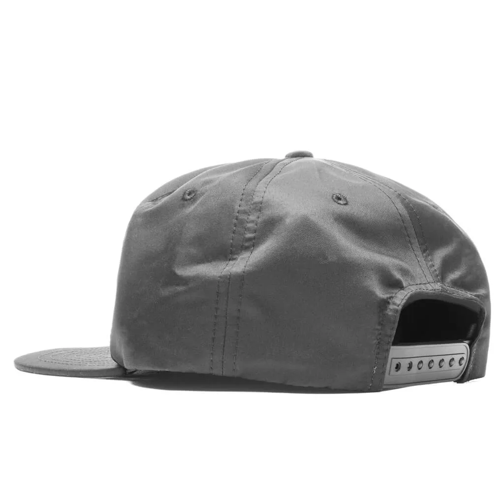 Satin Logo Hat - Black