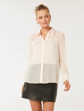 Scout Sheer Panelled Shirt