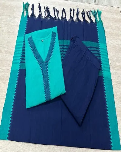 Sea Green Cotton Suit UK Next Day