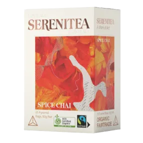 Serenitea Spice Chai 25 Pyramid Tea Bags