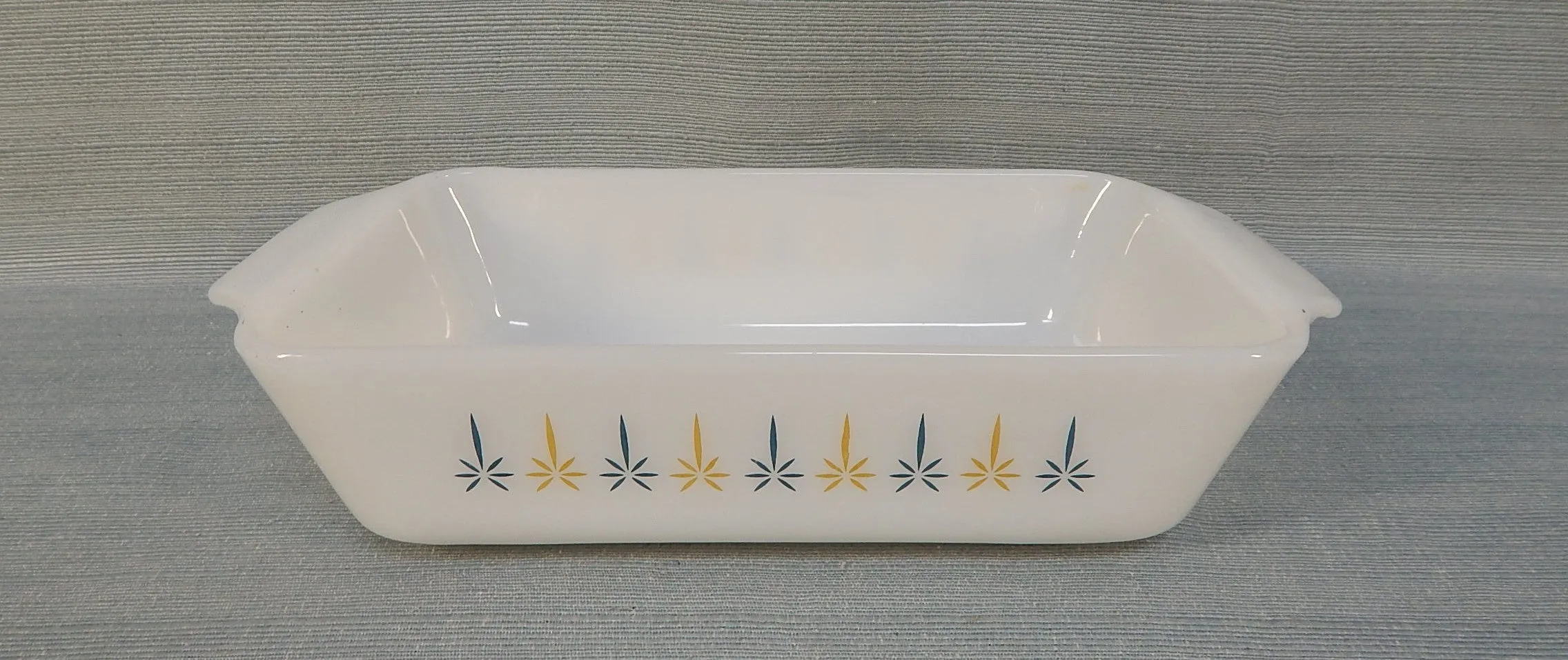 Set of 3 Fire-King "Candle Glow" Baking Dishes - Very Good Condition