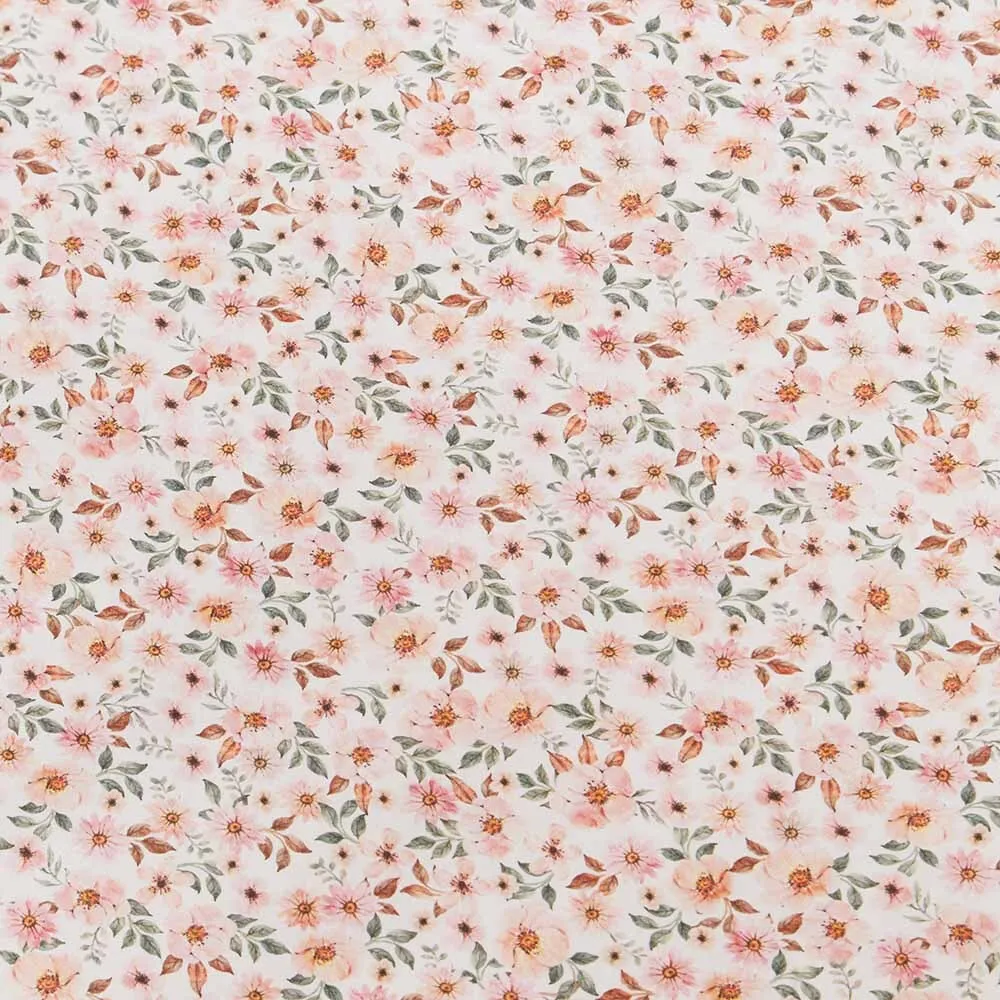 Snuggle Hunny Bassinet Sheet/Change Pad Cover - Spring Floral