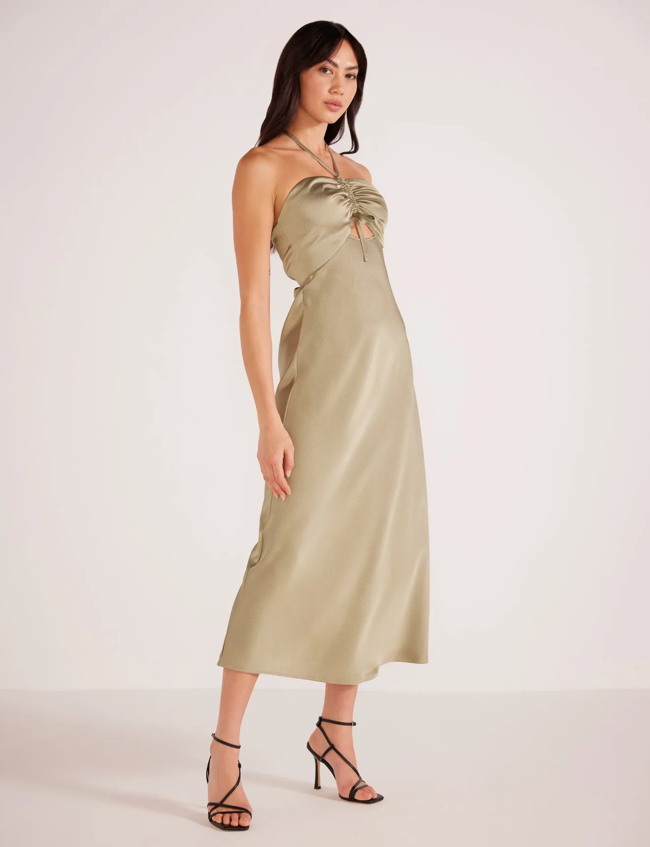 Sonia Halter Neck Midi Dress