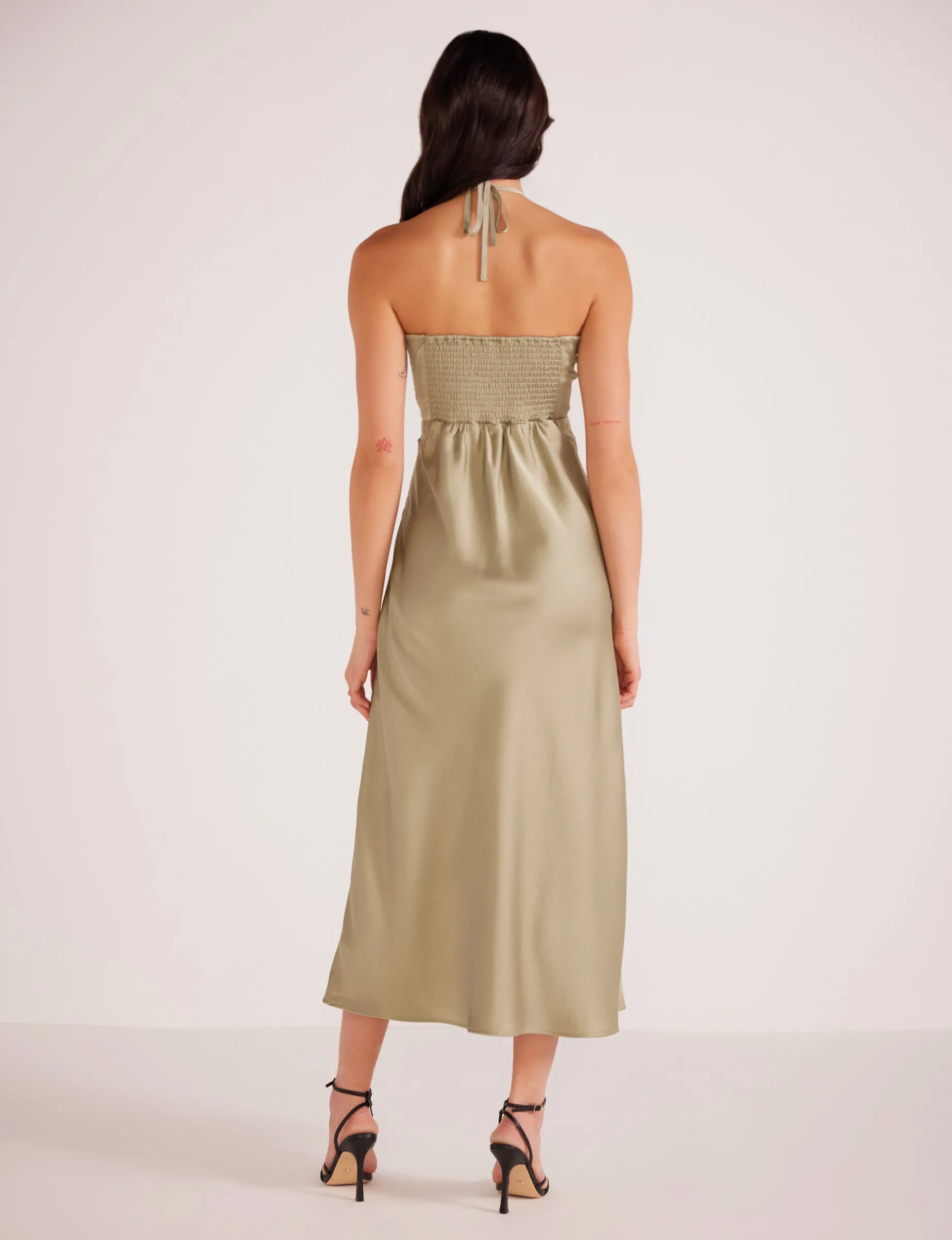 Sonia Halter Neck Midi Dress