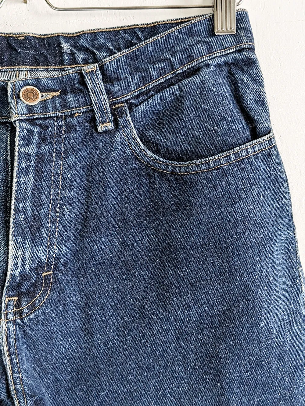 SONOMA Dark Wash Raw Hem Kick Flares