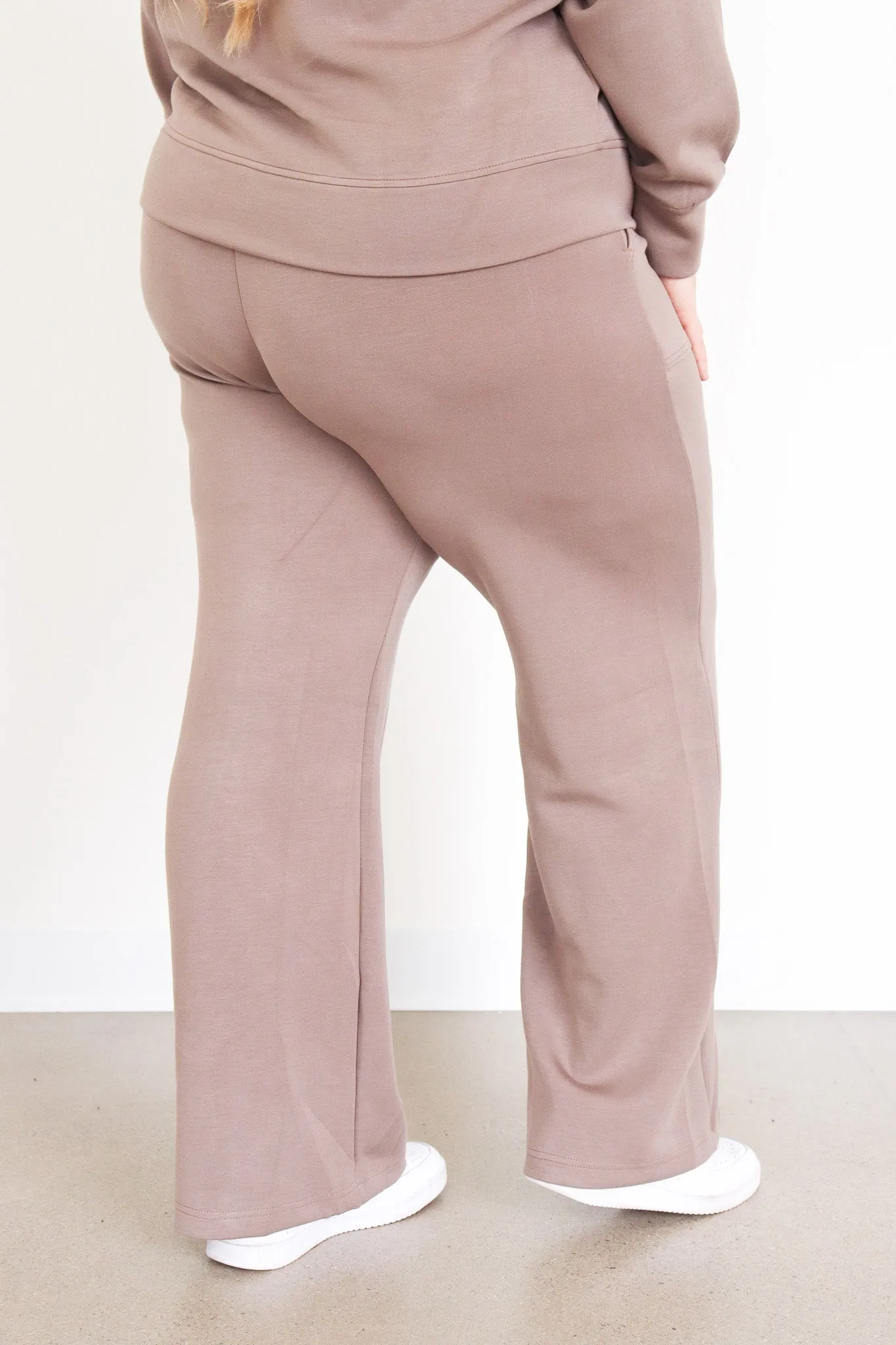 Straight Lounge Pants with Pockets