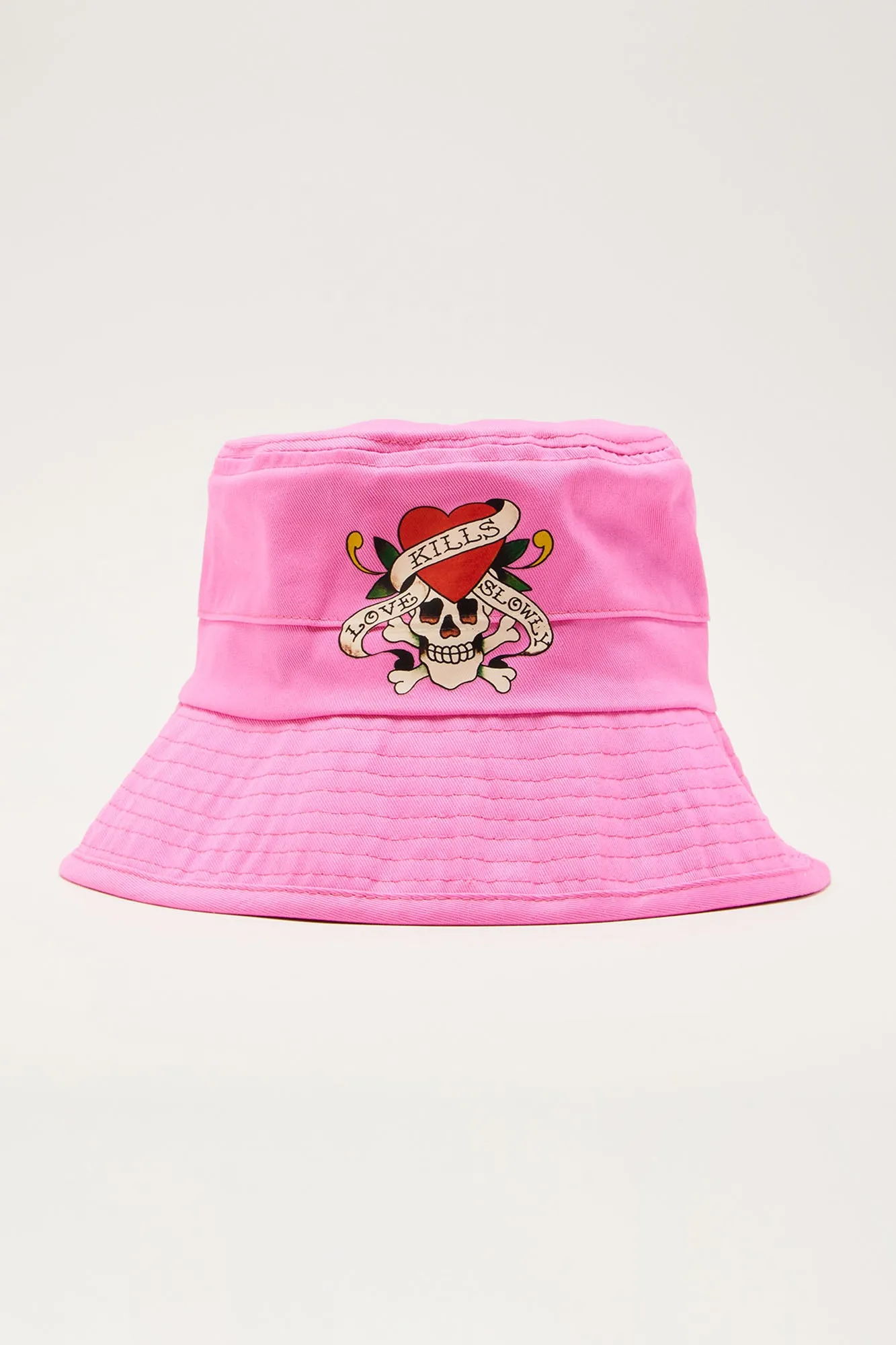 Summer Ed Hardy Bucket Hat - Pink