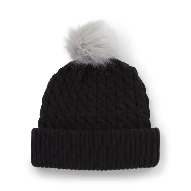 Titleist Cable Knit Pom Pom Beanie