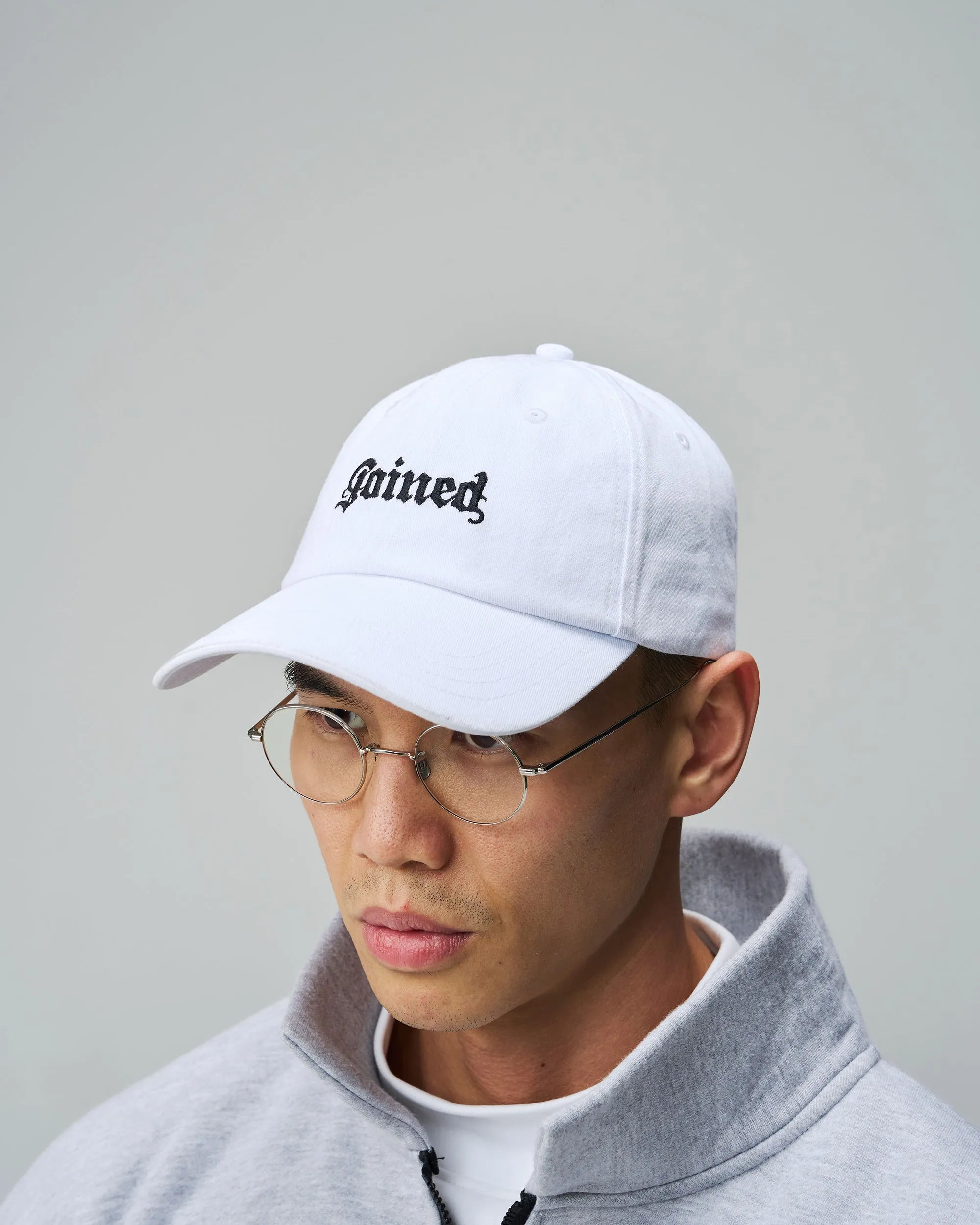 TJTC Gothic Embroidered Washed Dad Hat