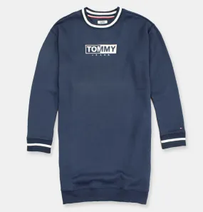 Tommy Jeans Logo Sweatshirt Dress