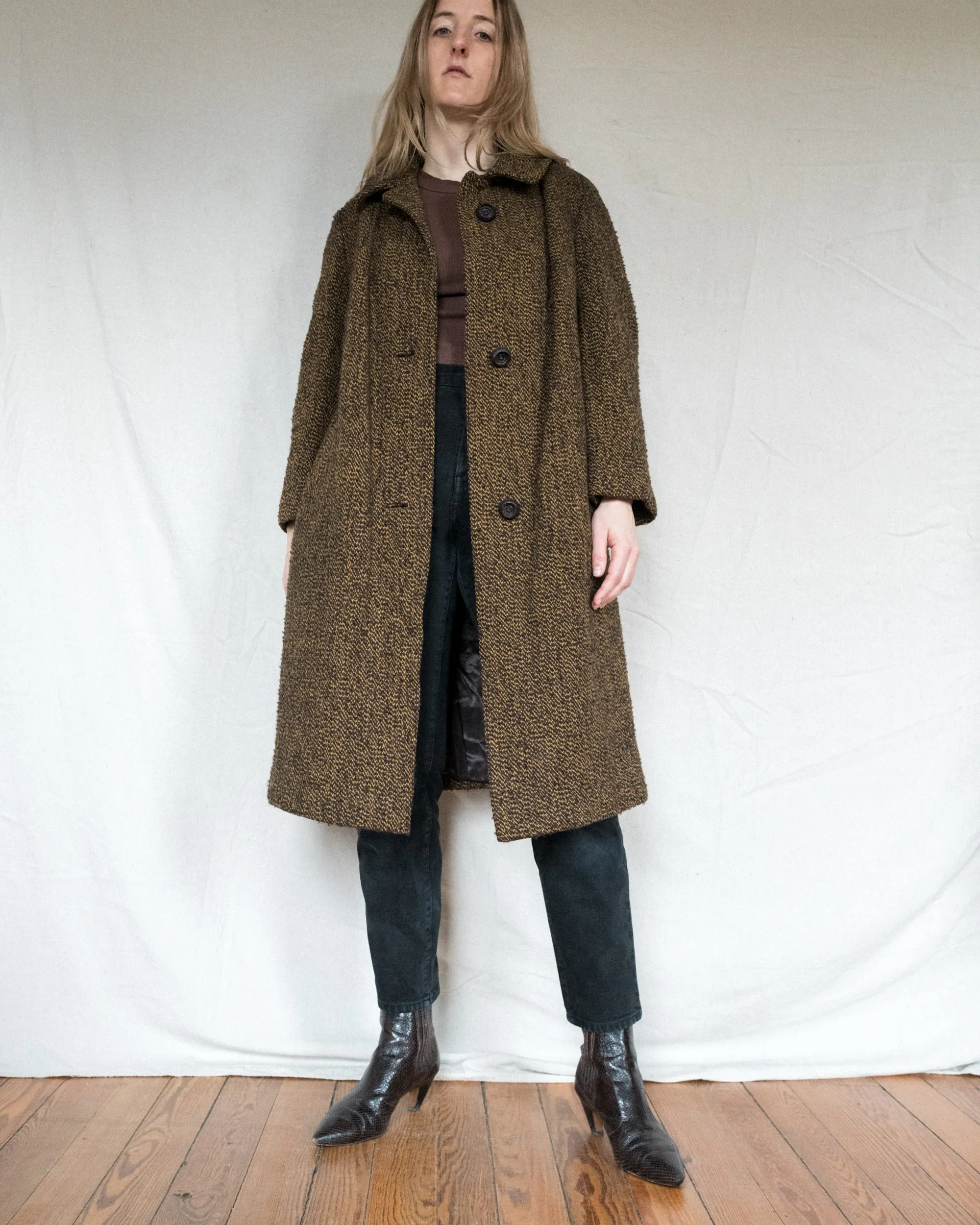 Vintage 60s Tweed Coat (S/M)